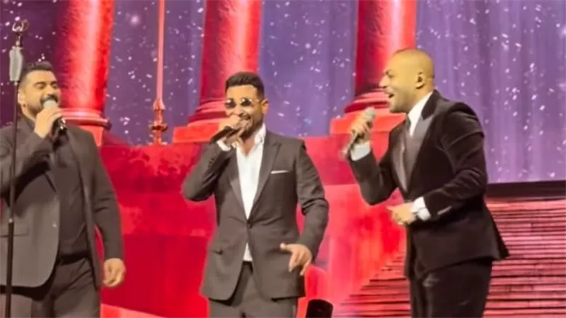 كواليس حفل تامر عاشور في “موسم الكويت