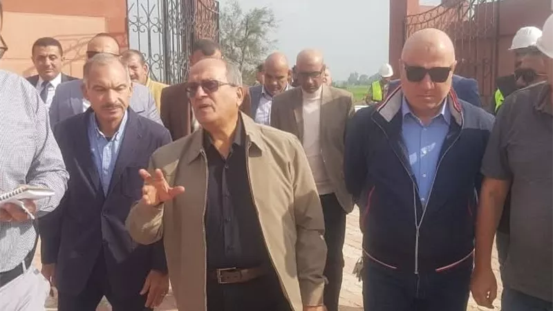 رئيس القابضة لمياه الشرب والصرف الصحى يتفقد مشروعات بكفر الشيخ