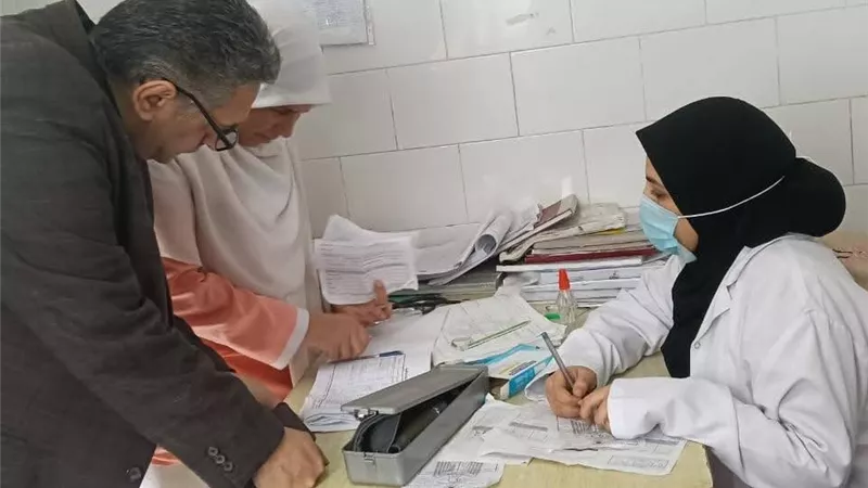 وكيل صحة كفرالشيخ يتابع مستوى الخدمات بوحدتي بقلولة والعاقولة 