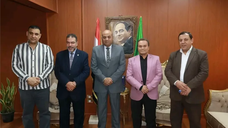 وكيل تعليم الدقهلية يستقبل المشرف على تطوير مناهج الأنشطة التربوية