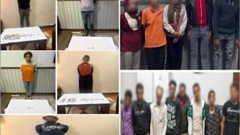ضبط 18 شابا وفتاة حولوا أسفل كوبري بالإسكندرية إلى وكر للتسول والانحراف
