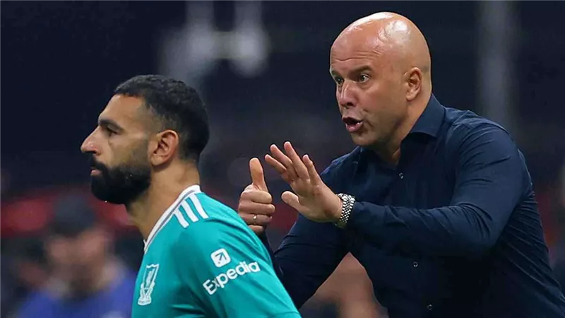 سلوت يوضح سبب جلوس محمد صلاح على مقاعد البدلاء أمام وست هام