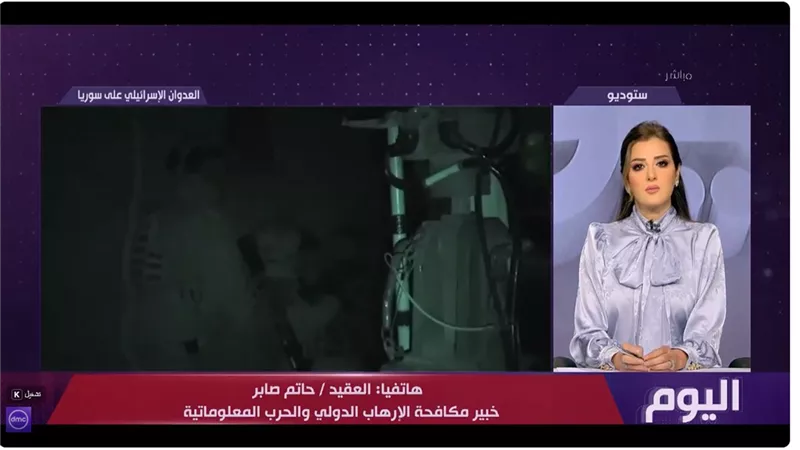 حاتم صابر: التصعيد الإسرائيلي يدعم الإرهاب ويدفع سوريا لتقسيم محتمل جديد
