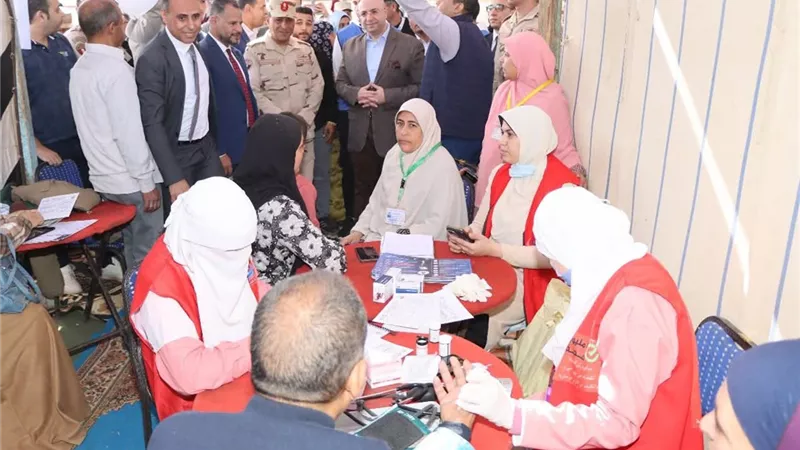 بني سويف تحتضن قافلة طبية عسكرية شاملة لخدمة الأهالي
