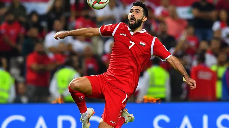 عمر خربين يقود هجوم منتخب سوريا أمام تونس في كأس العرب