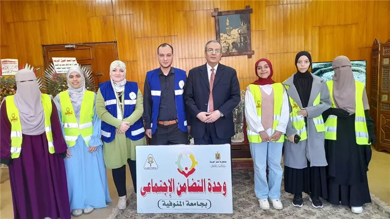 لترسيخ القيم بين الطلاب حملة توعوية بكلية التربية بمحافظة المنوفية