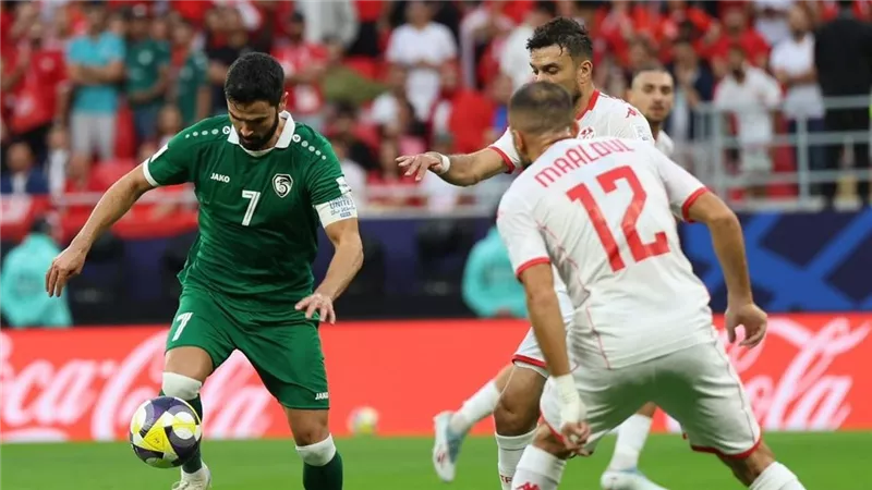 «التاريخ يشهد».. منتخب سوريا «كعبه عالي» على تونس بـ كأس العرب