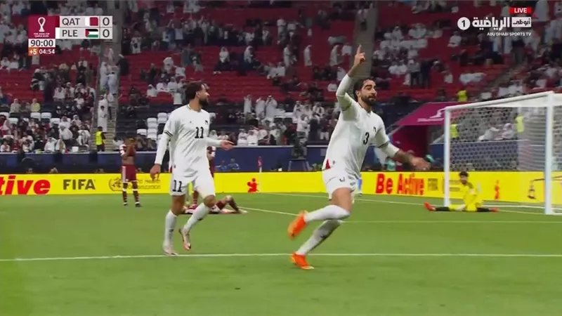 هدف قاتل يمنح فلسطين فوزًا ثمينًا على قطر في افتتاح كأس العرب
