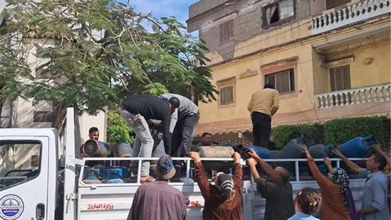 كفر الشيخ تفرض رقابة صارمة على مستودعات الغاز.. 225 جنيهًا للأسطوانة 