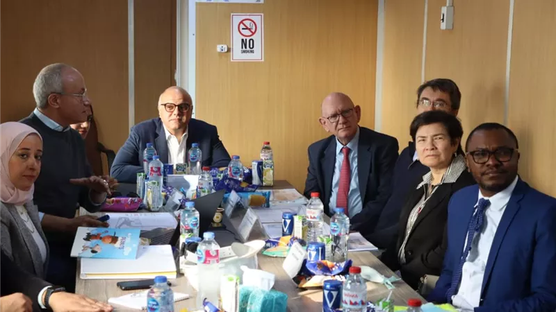 ​محافظ القليوبية يستقبل وفد البنك الدولي بالخانكة