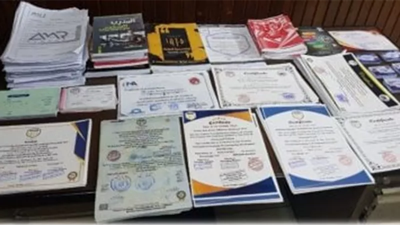 شهادات مزيفة وخداع كبير.. ضبط كيان تعليمي بدون ترخيص بالقاهرة