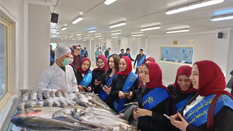 جامعة بنها تنظم زيارة ميدانية لمزارع الفيروز للاستزراع السمكي والصيد