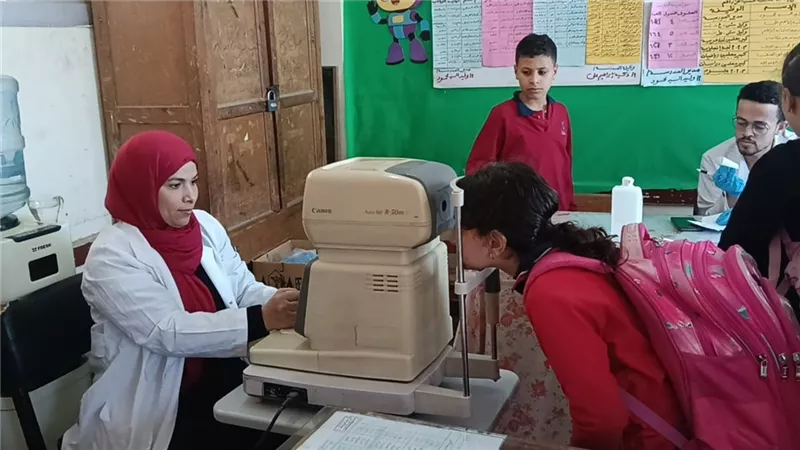 الكشف الطبي على 155 حالة فى جامعة بنها ضمن مبادرة من أجل قلوب أطفالنا 