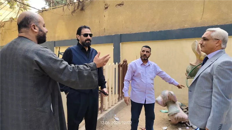 وكيل تعليم القاهرة يتفقد عدة مدارس بإدارة المرج التعليمية