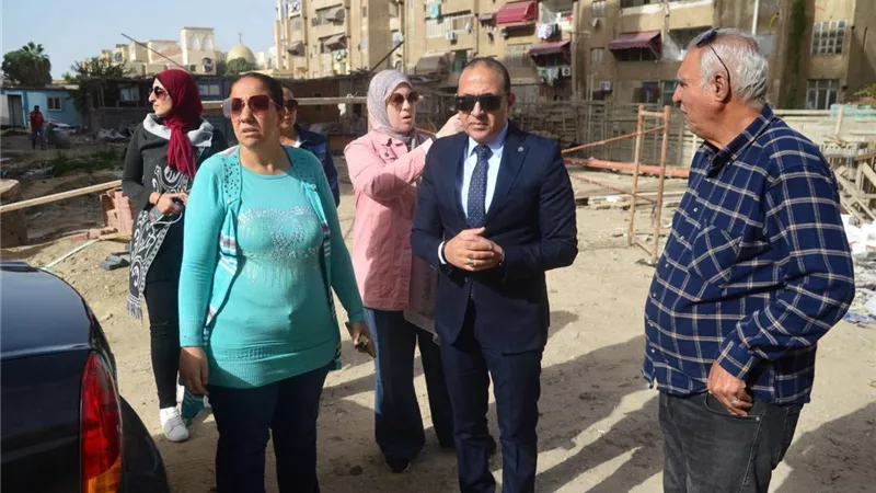 بدء تطوير ورفع كفاءة طريق المعتصم بالله ببورفؤاد