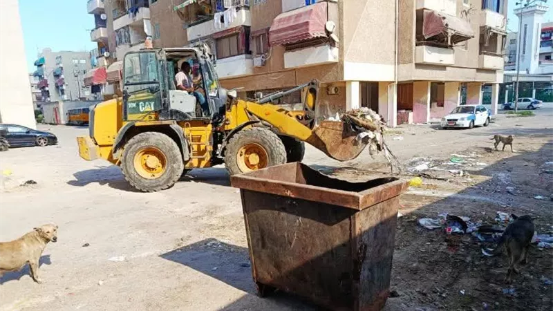 بورفؤاد تتجمل.. خطة لرفع المخلفات وتجميل الشوارع والميادين