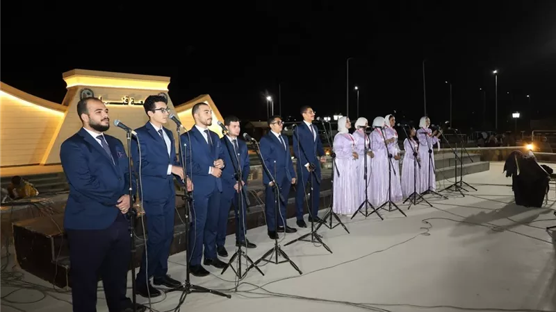 تألّق كورال «بدر والفيوم» في الملتقى الفني لشباب الجامعات بقنا