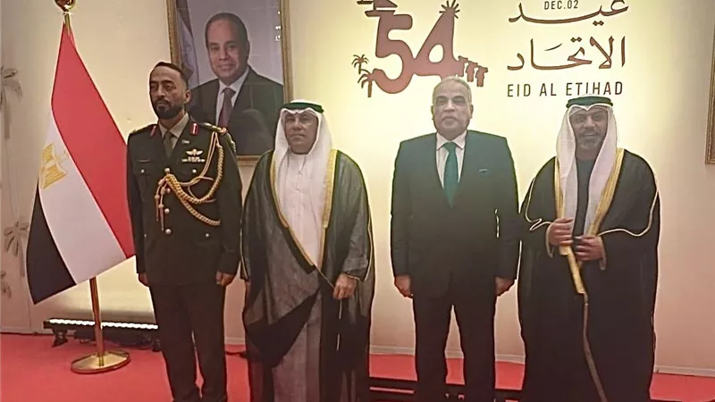 رئيس جامعة طنطا يشارك في احتفال سفارة دولة الإمارات بعيد الاتحاد الـ٥٤