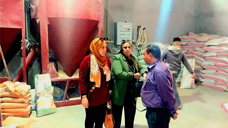وزارة الزراعة تنفذ جولات ميدانية لمصانع الأعلاف بالإسماعيلية