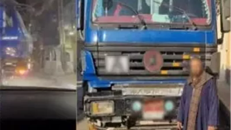 القبض على قائد سيارة نقل يسيرعكس الاتجاه في الشرقية