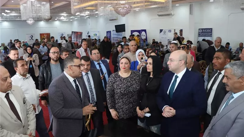 محافظة بني سويف تفتتح ملتقى التوظيف دعما لتمكين المرأة