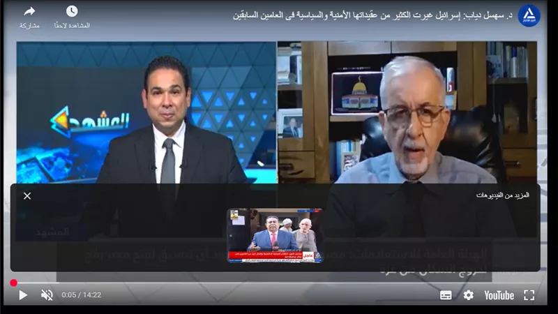 خبير سياسي: تصاعد التطرف الإسرائيلي  يهدد السلام ويعقد الملف الفلسطيني 