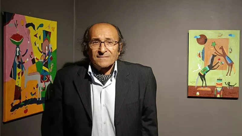 افتتاح معرض الفن التشكيلي للفنان صلاح بيصار