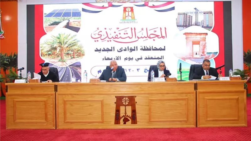 محافظ  الوادي الجديد يشدد على انتظام خدمة العلاج عن بُعد بالمنشآت الصحية