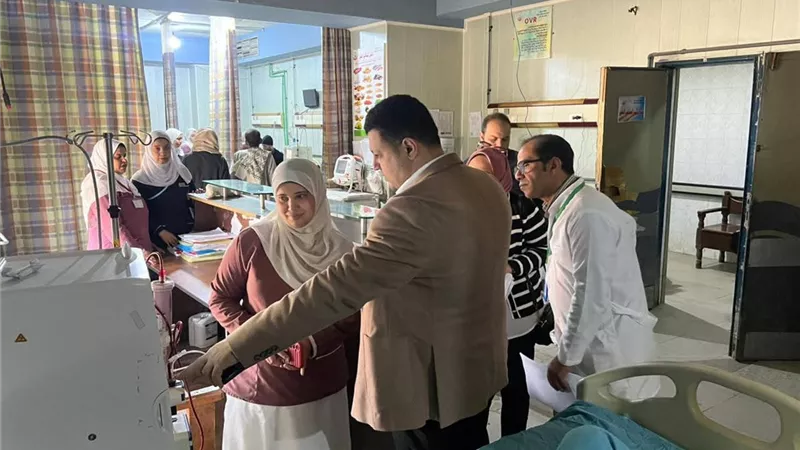 وكيل صحة بني سويف يتفقد مستشفى الفشن المركزي