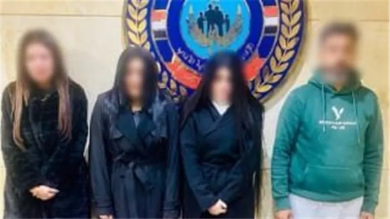ضبط شخص و3 سيدات لممارسة الأعمال المنافية للآداب بمقابل مالي بالجيزة