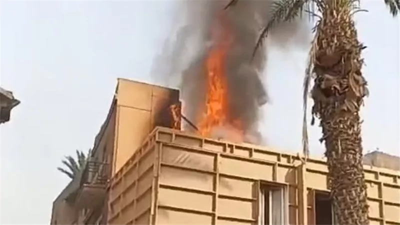 حريق يلتهم فيلا المنتج محمود أحمد بأكتوبر.. وإصابة شخصين