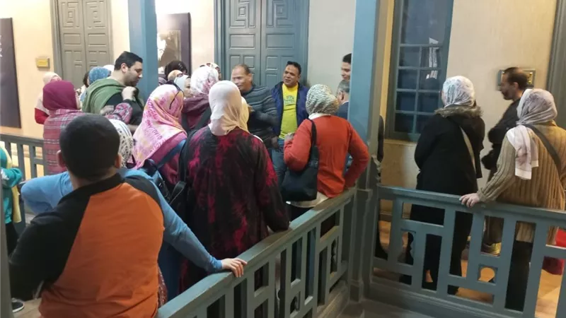 متحف نجيب محفوظ يستقبل زوار المبادرة الوطنية 