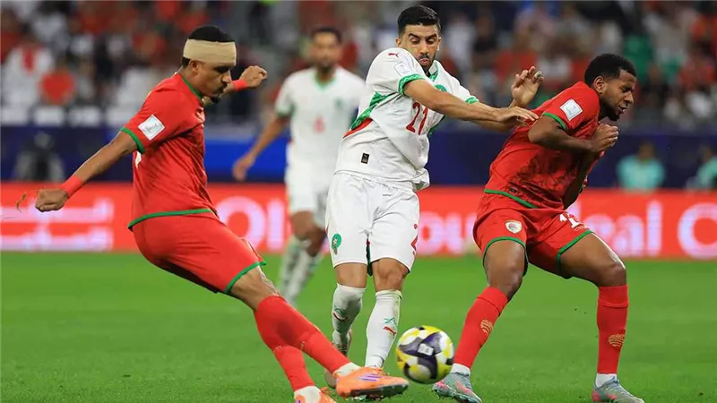 ترتيب مجموعة المغرب بعد التعادل مع عٌمان في كأس العرب 