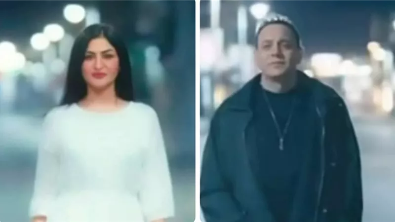 مش هاشوفك.. زوجة مصطفى قمر تظهر معه في كليب لأول مرة