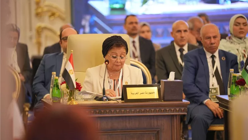 عبلة الألفي تشارك في الدورة السابعة للمجلس العربي للسكان والتنمية بالعراق