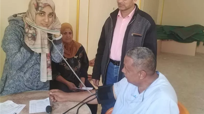 قافلة طبية لجامعة السادات بقرى
