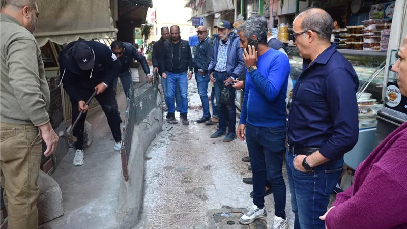 رئيس بورفؤاد يقود حملة لإزالة التعديات في مساكن البحيري لاستعادة السيولة