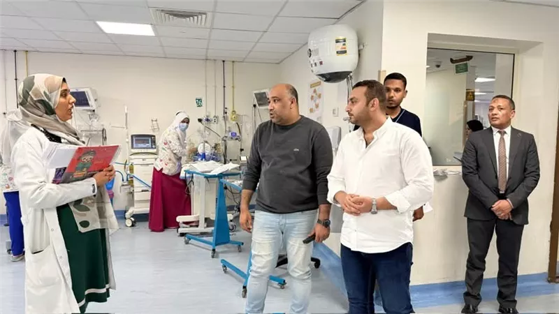 جولة شاملة داخل مستشفى إيزيس الدولي لمدير فرع الرعاية الصحية بالأقصر