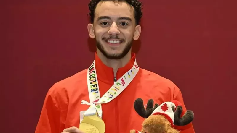 محمد السيد يكتسح لاعب إسرائيل ويفوز بذهبية كأس العالم لسلاح سيف المبارزة