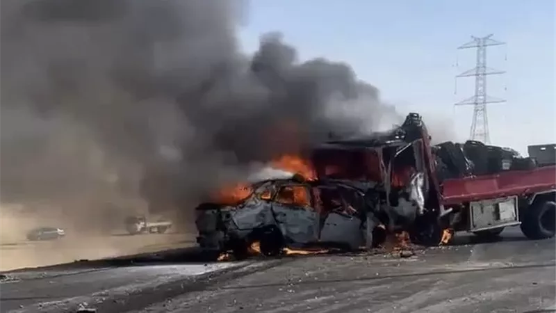 حادث مأساوي بالمنيا.. تصادم نصف نقل وملاكي ينهي حياة 4 مستشارين