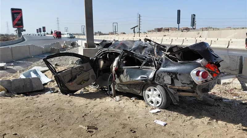مصرع سائق دليفري وانقلاب سيارة طماطم.. أبرز حوادث المنيا اليوم 