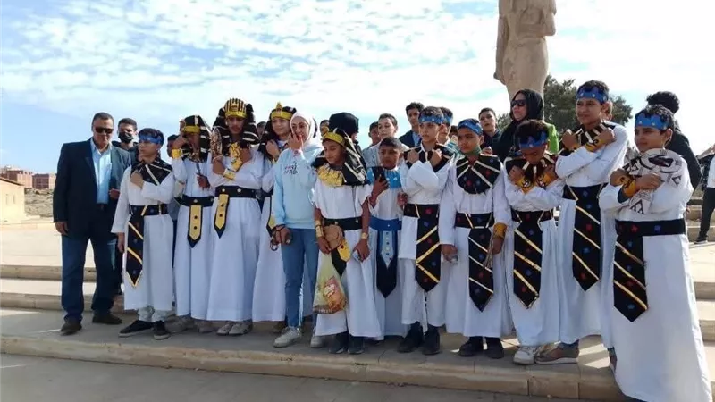 الشرقية تنظم رحلات للطلاب إلى متحف تل بسطا|صور 