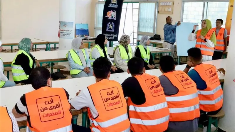 صندوق مكافحة الإدمان يطلق معسكراً لإعداد القيادات التطوعية في حلوان