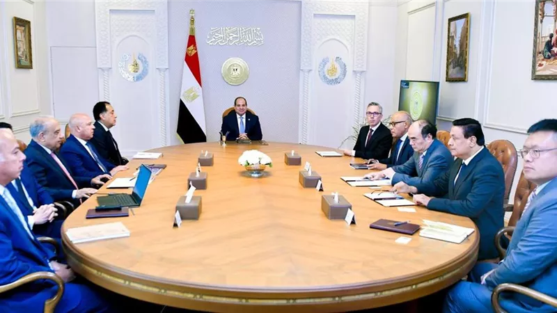 السيسي يبحث فرص التعاون الثلاثي مع 