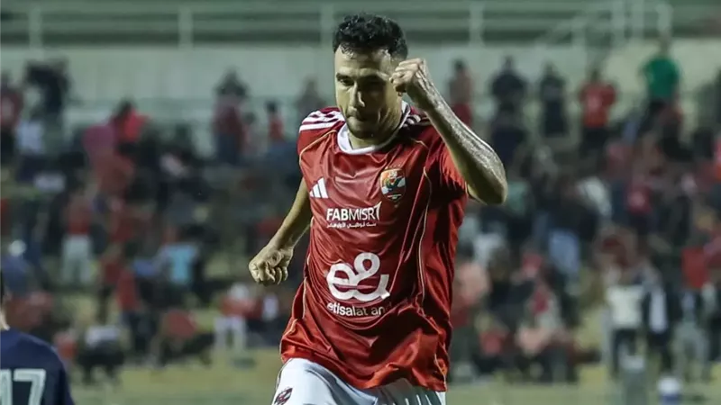 تريزيجيه أفضل لاعب في مباراة الأهلي وإنبي