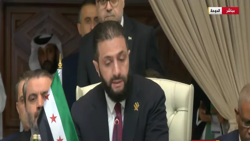 الرئيس السوري: نقف مع قطر ضد العدوان الإسرائيلي الغاشم| فيديو