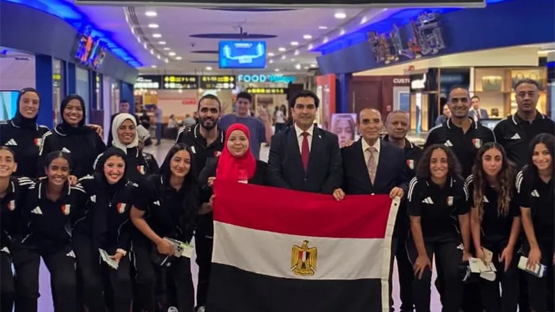 منتخب مصر للميني فوتبول يصل أربيل العراق للمشاركة في كأس العالم للسيدات