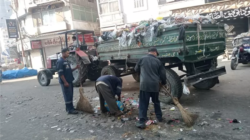 حملات نظافة مكثفة بنطاق مركز ومدينة دسوق