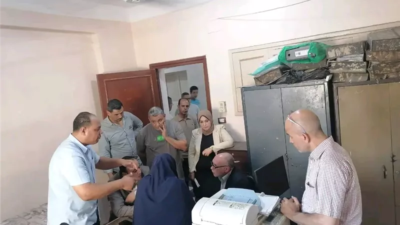 الدكروري يتابع أعمال إزالة التعديات وخدمات المركز التكنولوجي بأجا