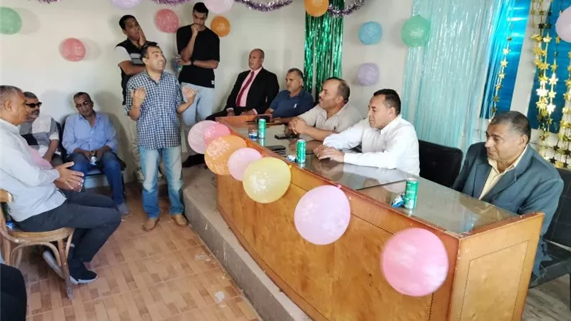  رئيس مدينة الحامول يشهد حفل تكريم سكرتير عام الوحدة لخروجه المعاش